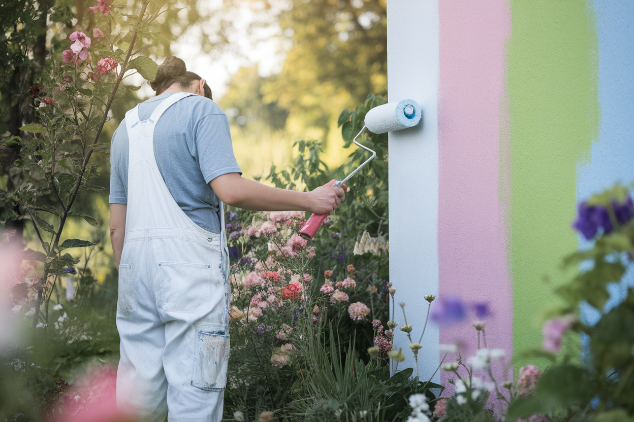 peinture muret