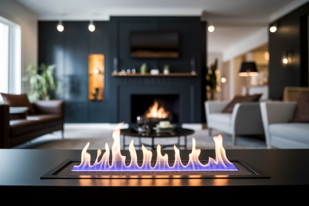 insert-bois-flammes-salon-moderne