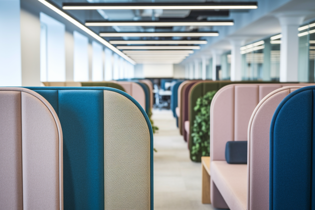 bureau-moderne-cloisons-acoustiques-couleurs