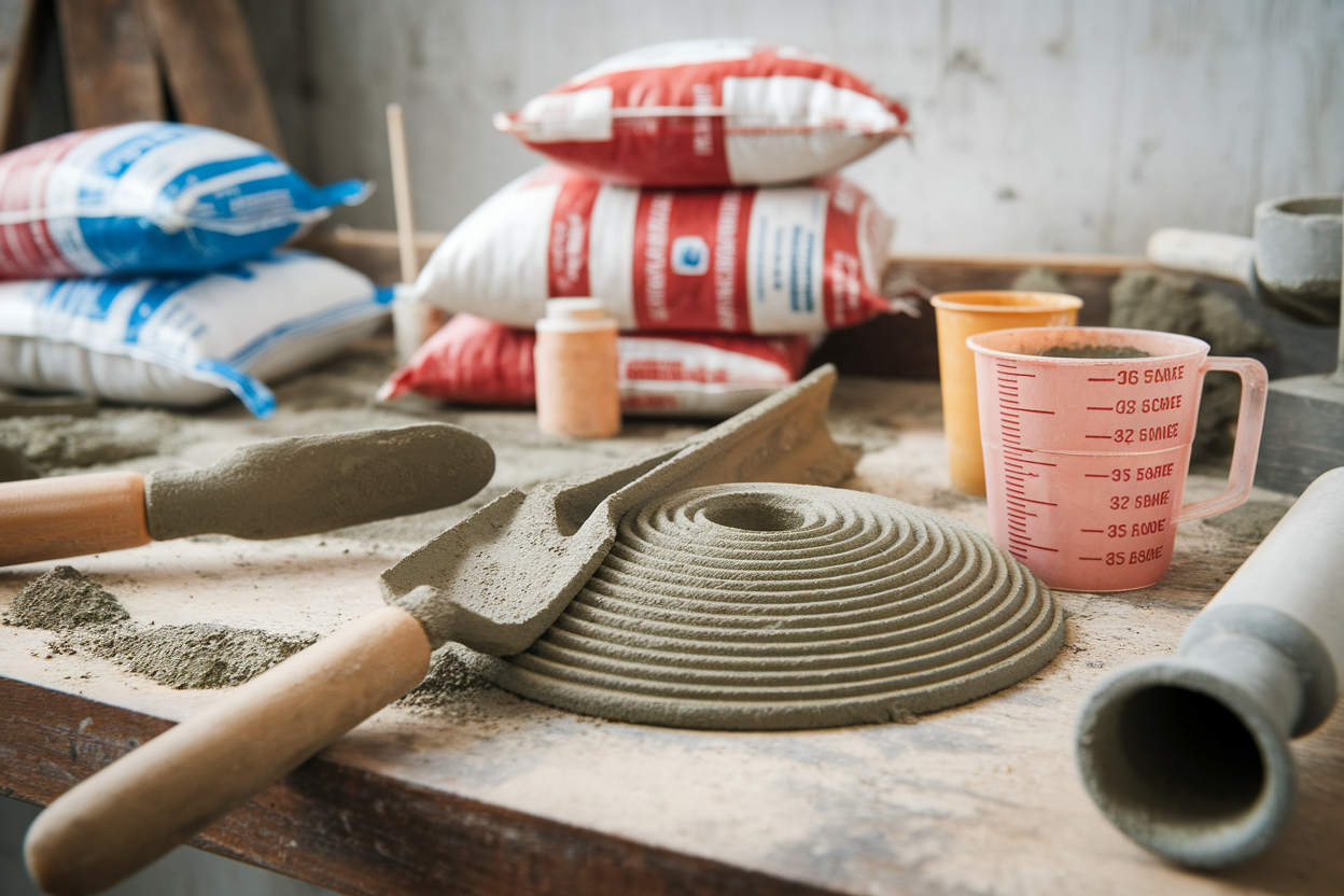 etabli-outils-truelle-sacs-ciment