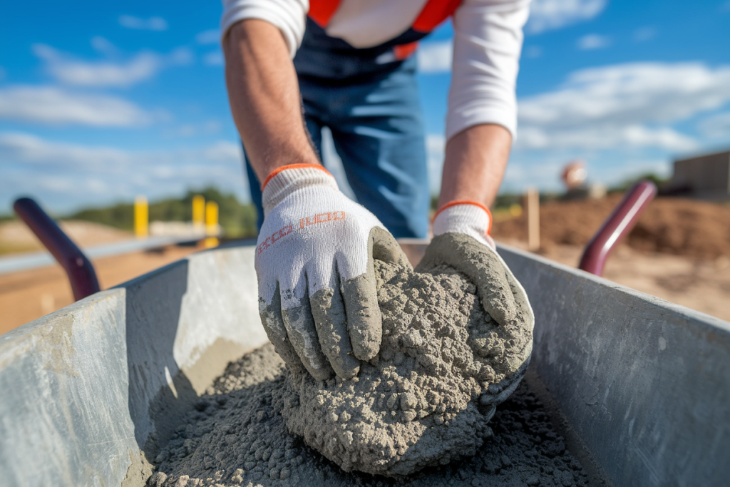 ouvrier-brouette-melange-texture-chape