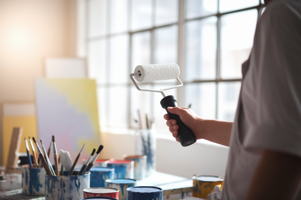 peintre-rouleau-toile-atelier-lumineux