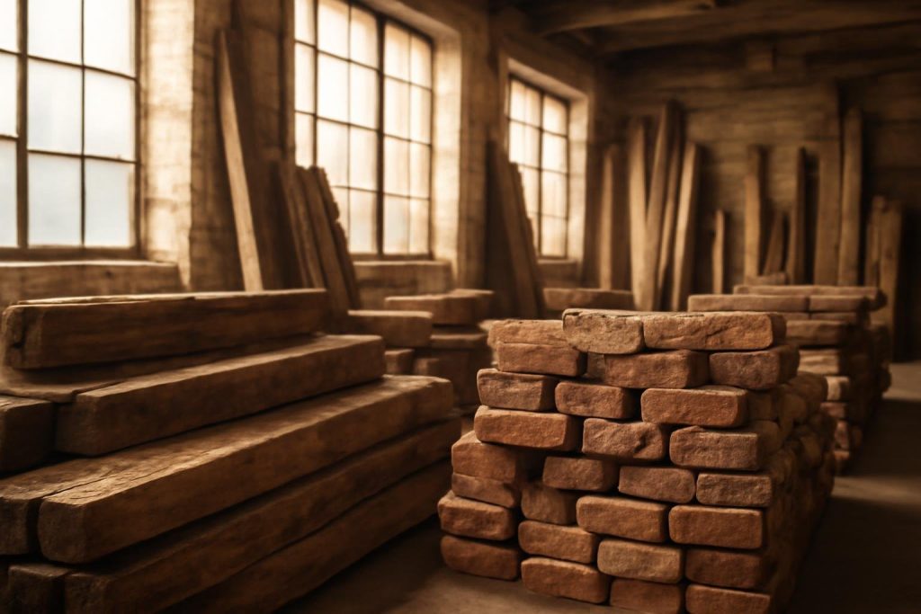 entrepot-vintage-bois-briques-atmosphere-chaleureuse