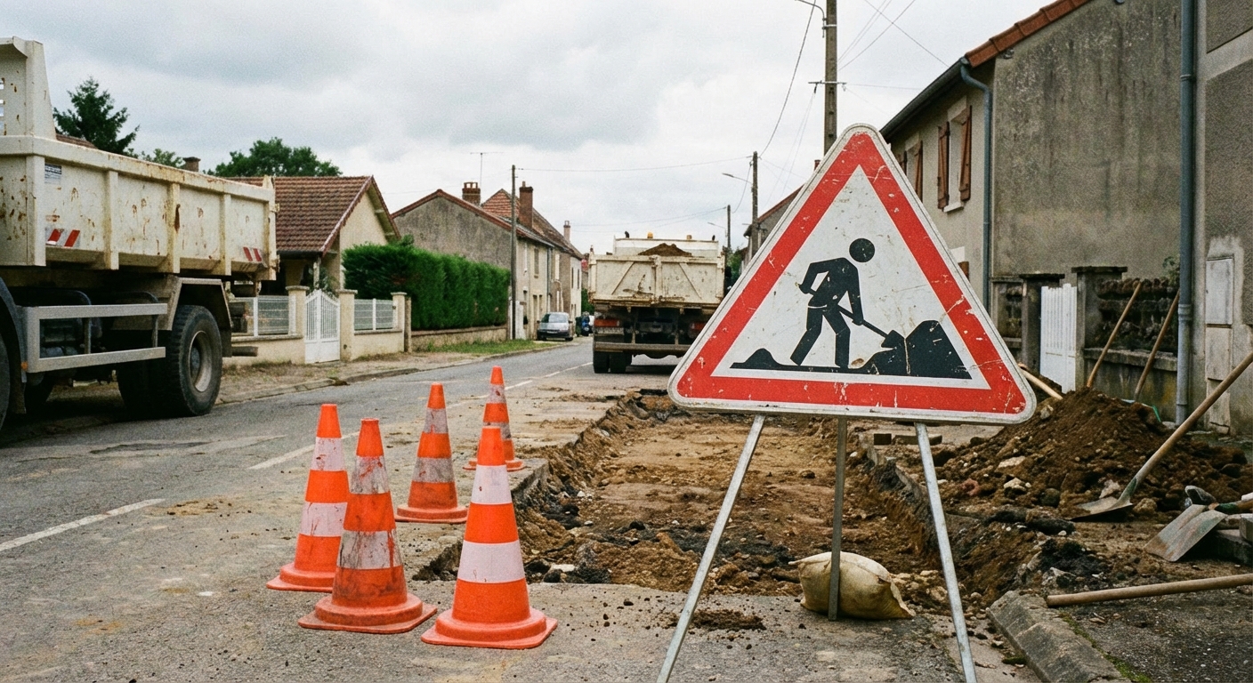 panneau-chantier-cones-oranges