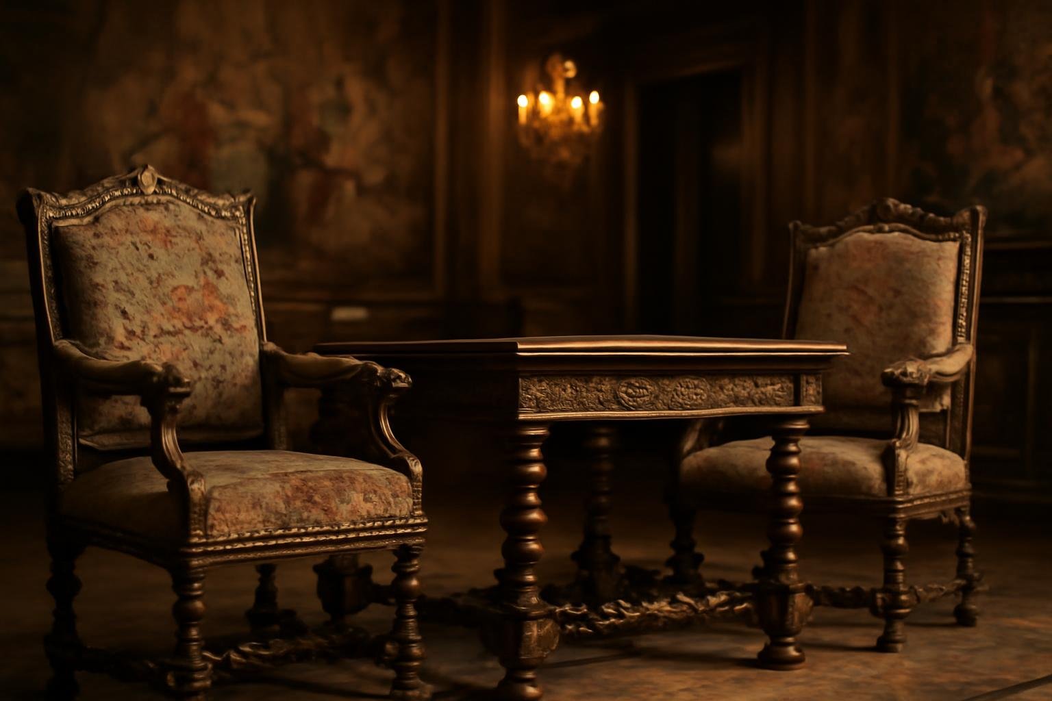 salle-meubles-ornes-armoires-chaise-tapisserie