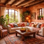 interieur-chaleureux-terre-cuite-plantes-coussins