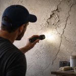 mur-interieur-homme-lampe-fissures