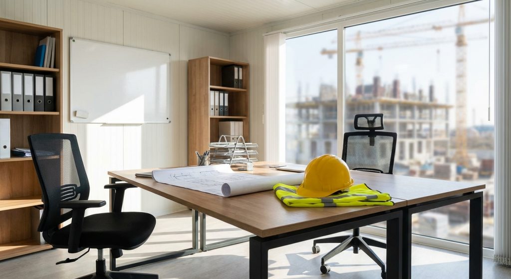 Comment aménager une cabane de chantier fonctionnelle et conforme ?