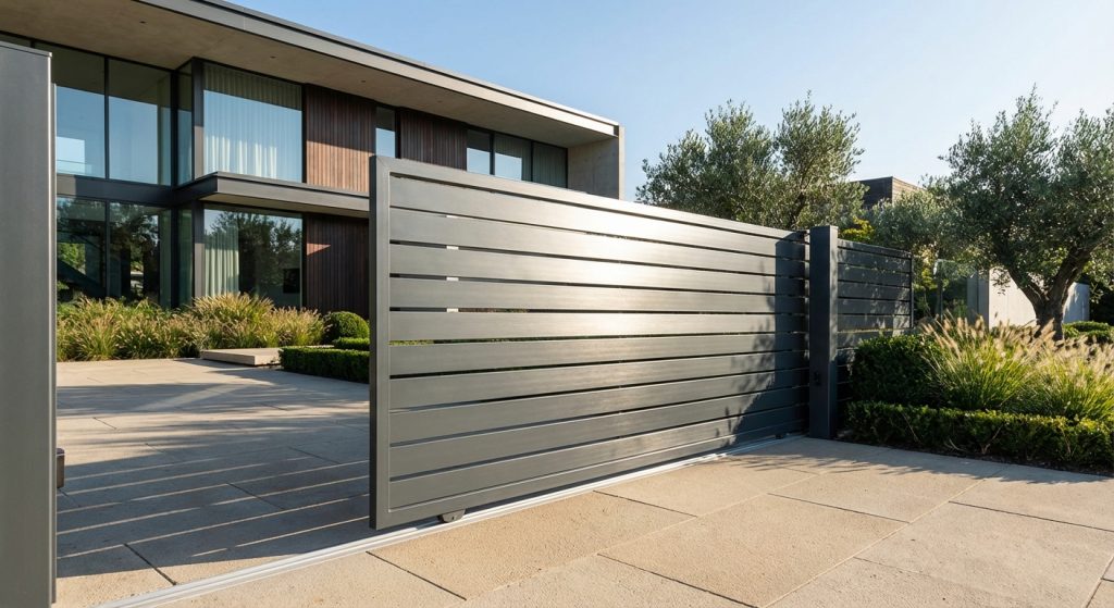 Tout savoir sur le portail coulissant sur mesure en aluminium