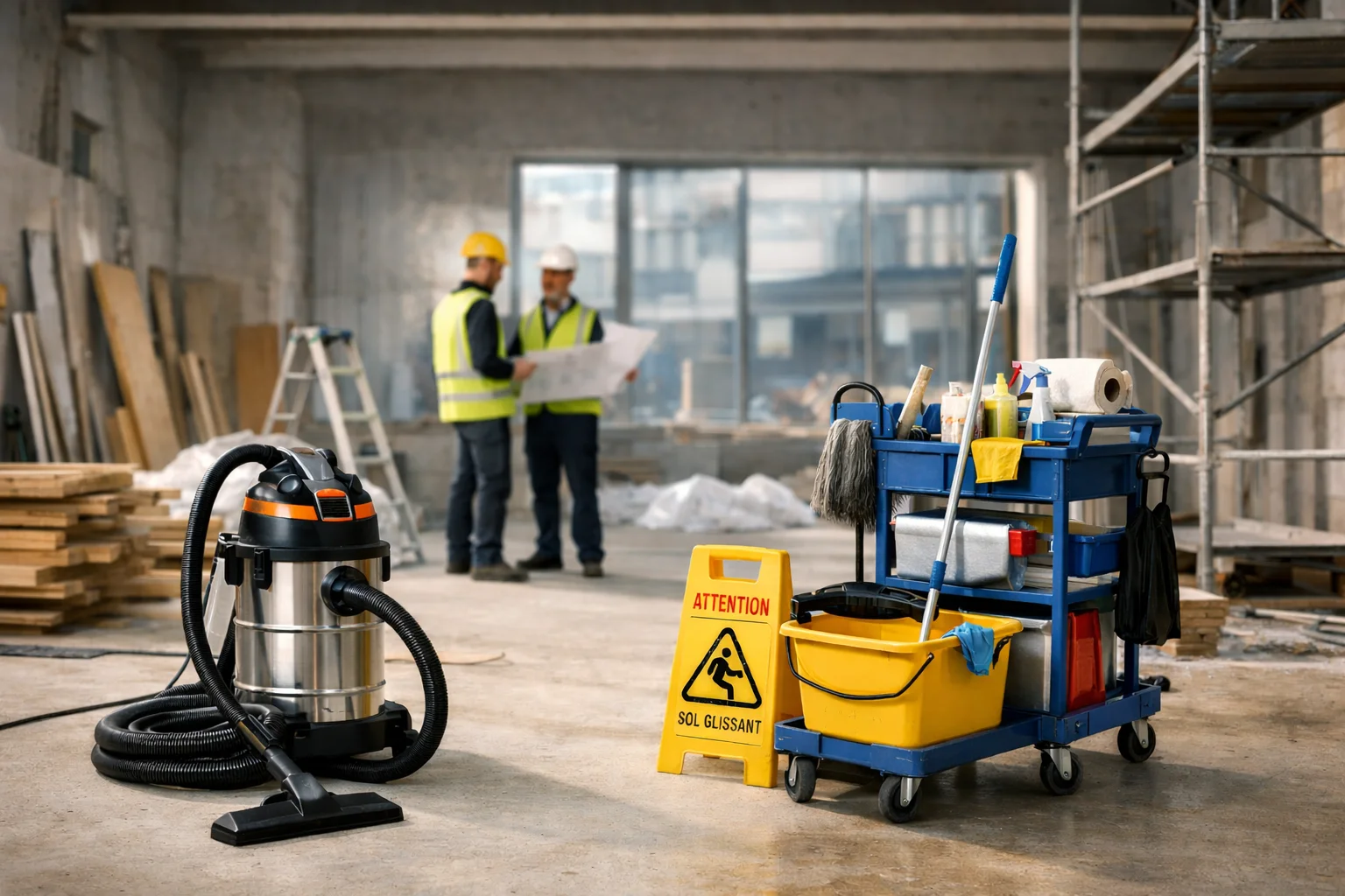 Nettoyage fin de chantier : un résultat propre et sans stress
