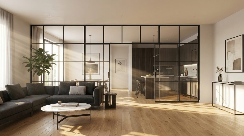 Verrière intérieure : comment transformer votre espace avec style et luminosité