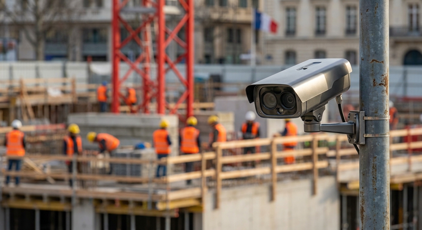 Vidéosurveillance de chantier : comment sécuriser efficacement vos sites de construction en France