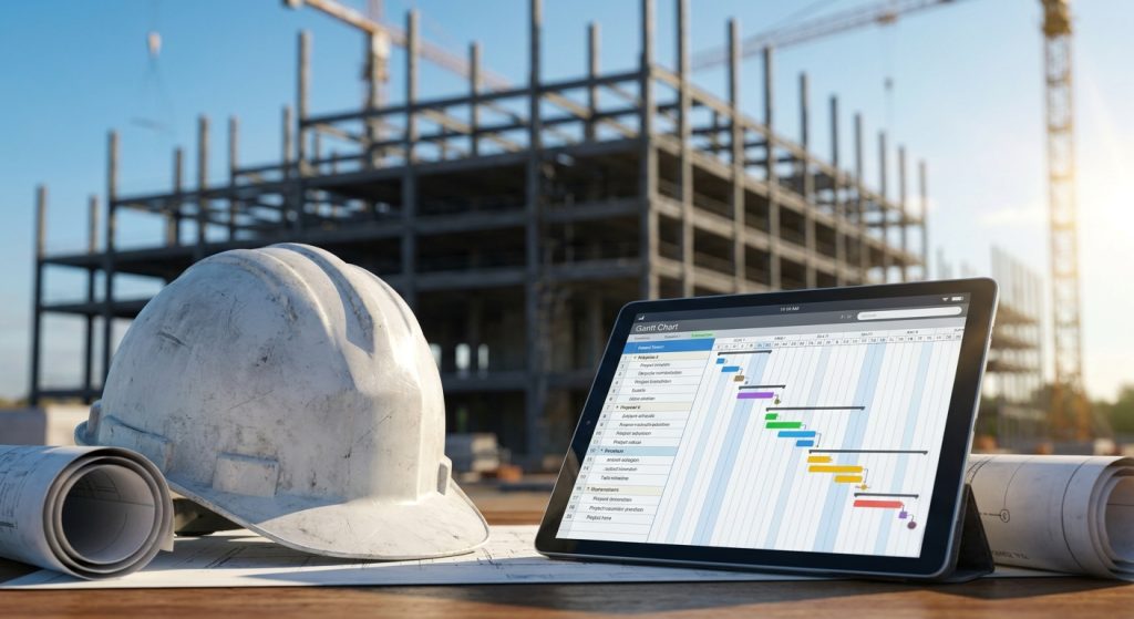 Planning de chantier : la colonne vertébrale d’un projet maîtrisé