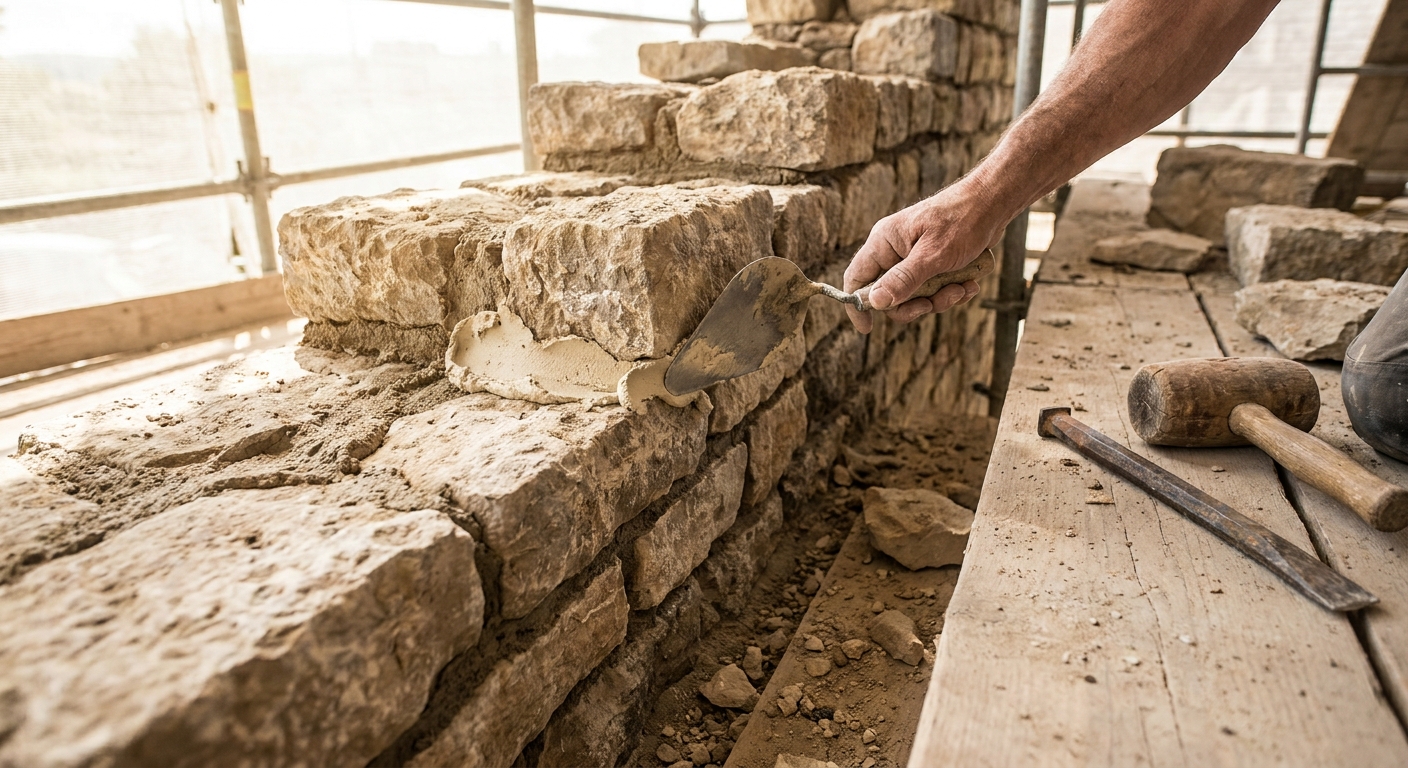 Restaurer un mur en pierre ancienne : comment se déroule le chantier ?