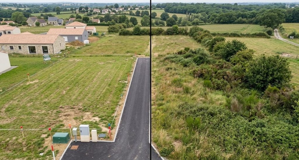 Constructeur de maison à Nantes : terrain viabilisé ou non, quelles différences de coûts ?