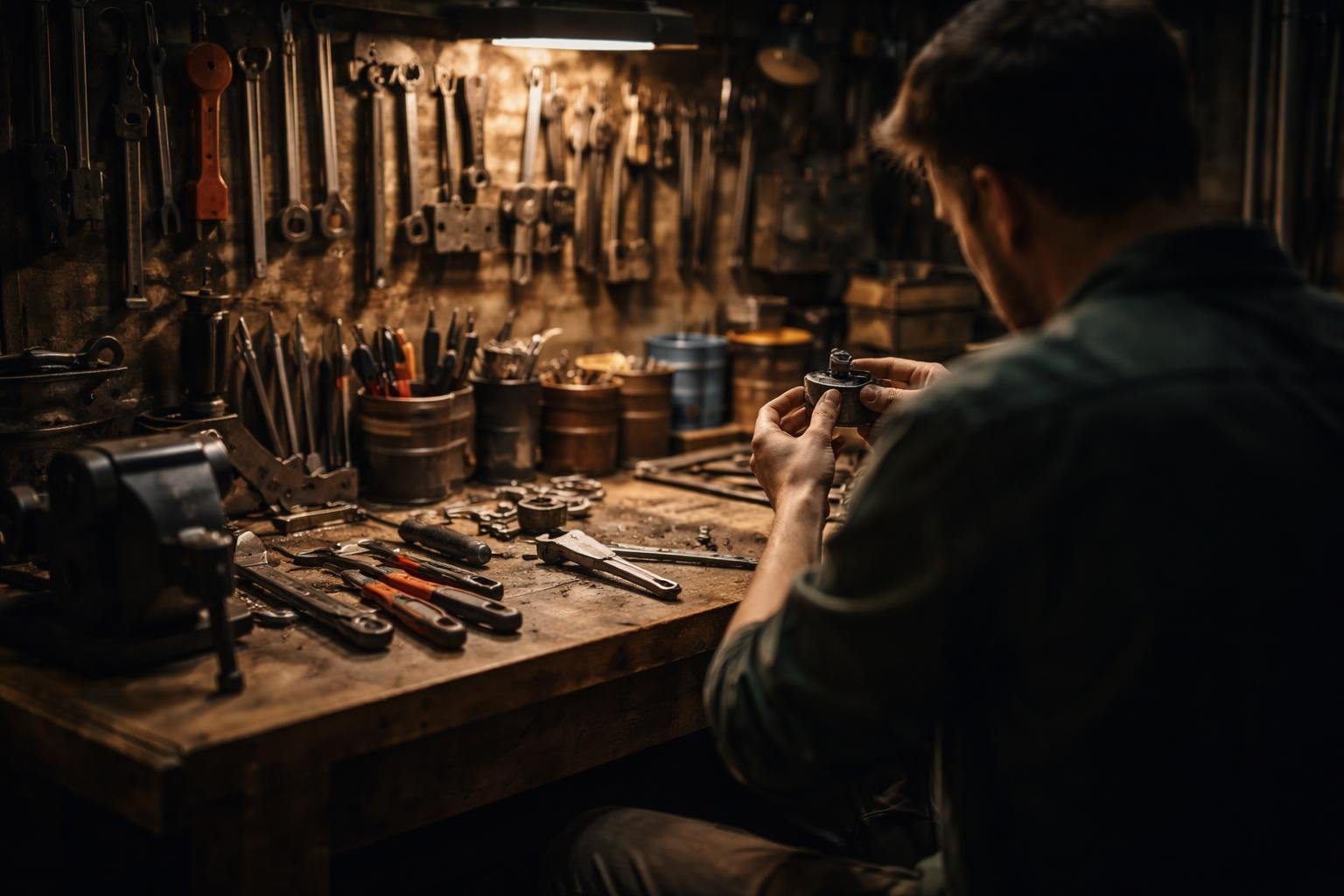 atelier-outils-etabli-personne-floue